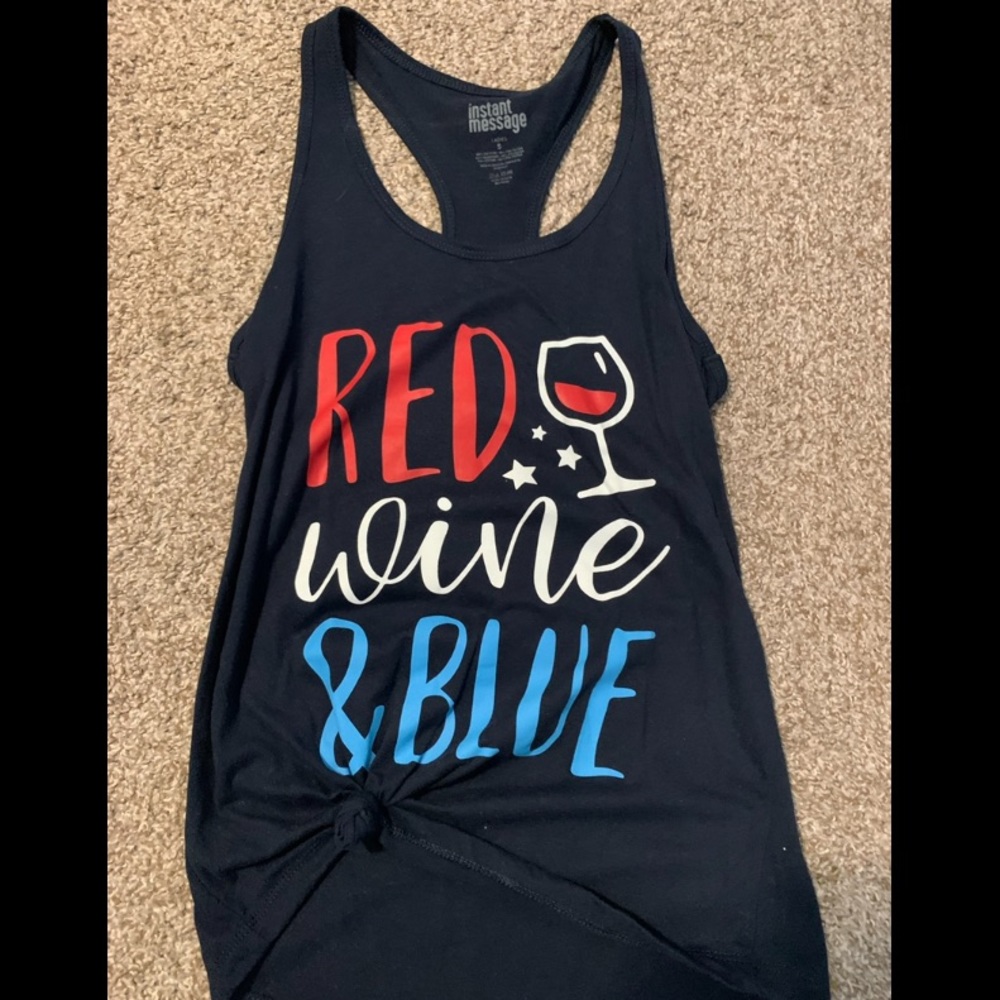 Scheels Red, wine and blue shirt - size S